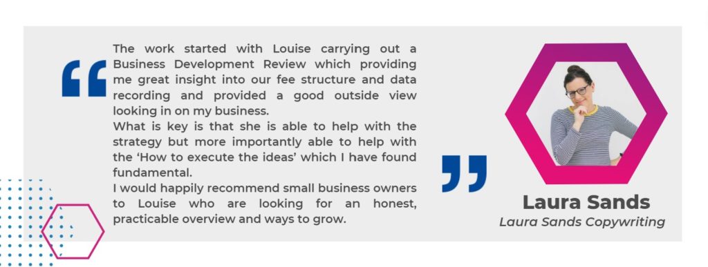 Online Business Coach, Testimonial from Laura Sands